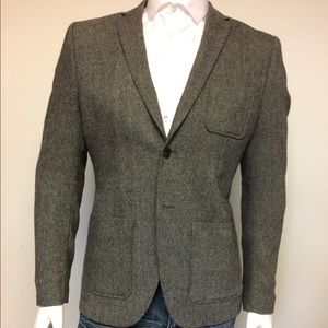 H&M grey Tweed Blazer sized 44R